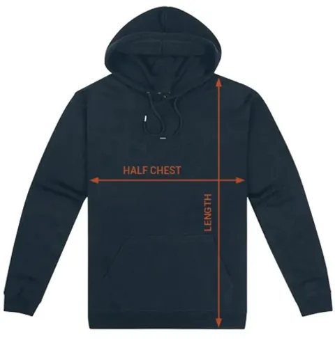 Hoodie Sizing Image