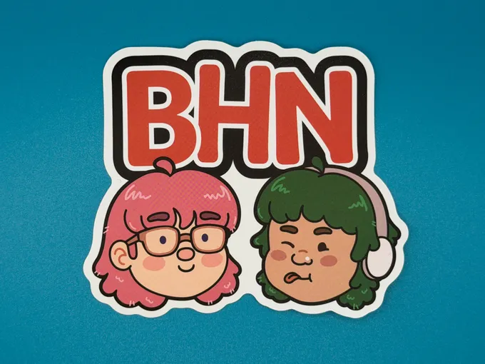 Emily & Magenta BHN Sticker