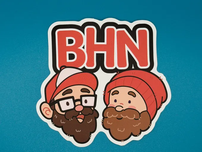 Pat & Chewie BHN Sticker