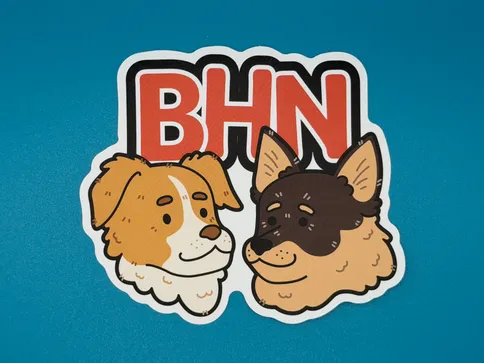 Nala & Ylva BHN Sticker
