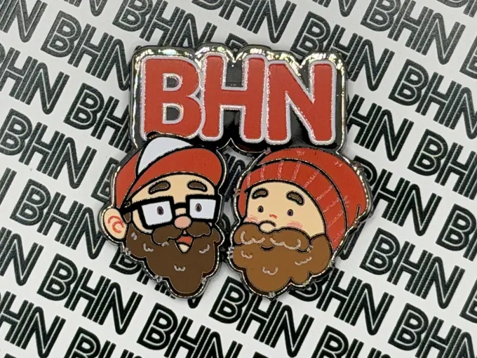 Pat & Chewie BHN Enamel Pin