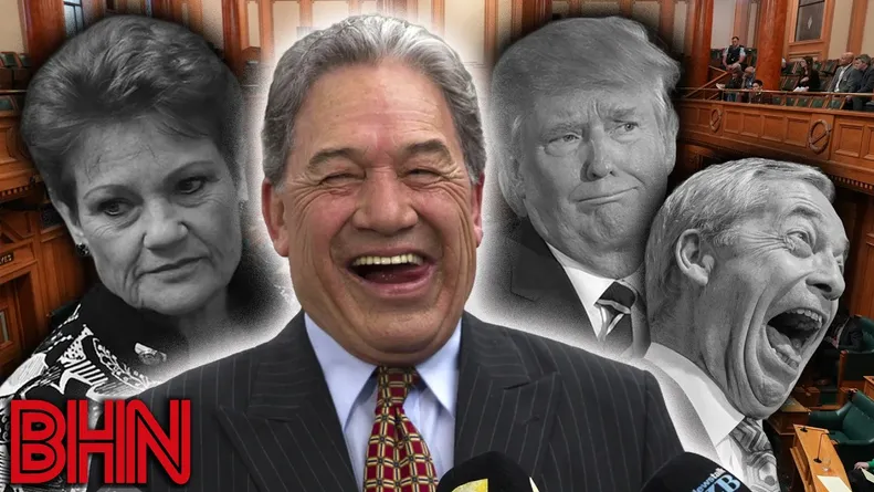 #BHN Winston Peters is the Pauline Hansen, David Farage or MAGA of NZ