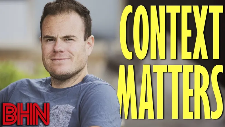 Context changes things, and we still don't have all the facts.