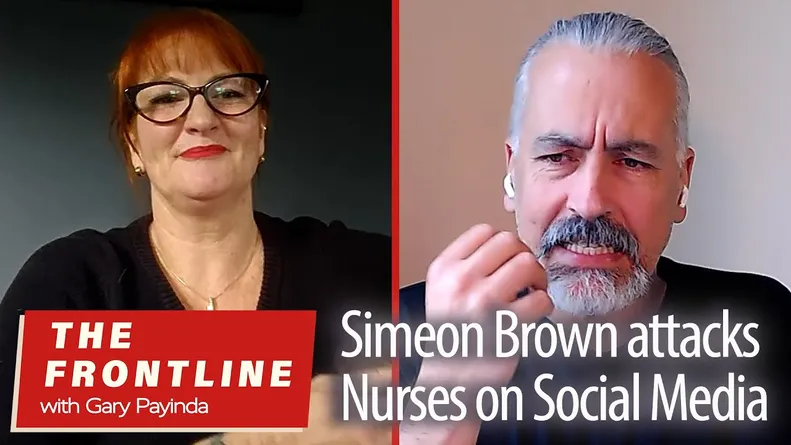 Simeon Does it Again, Attacking Nurses on Social Media