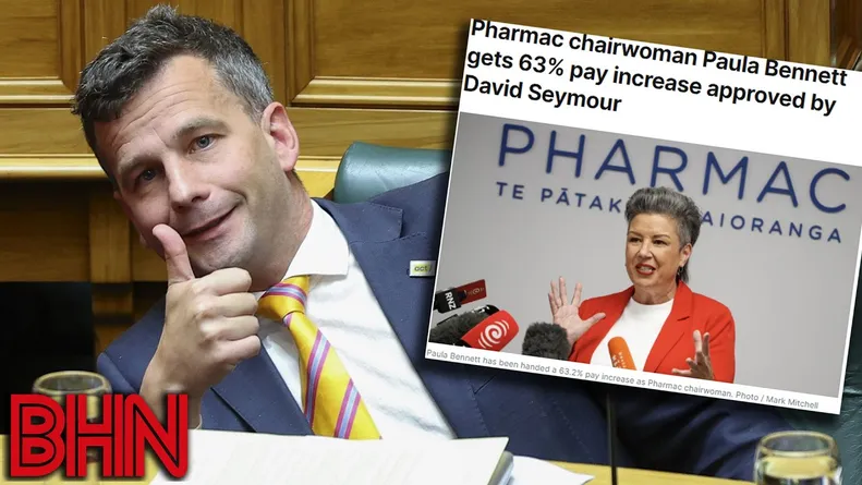 #BHN Paula Bennett's golden handshake from David Seymour is hypocrisy at its finest!