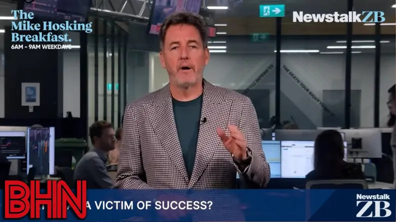 #BHN Hosking says Luxon's polls numbers are so bad, because he is so good at his job
