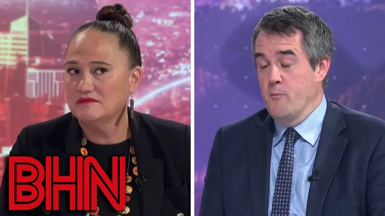 #BHN Carmel Sepuloni treats Chris Bishop like a naughty little boy and smacks him down a peg or two