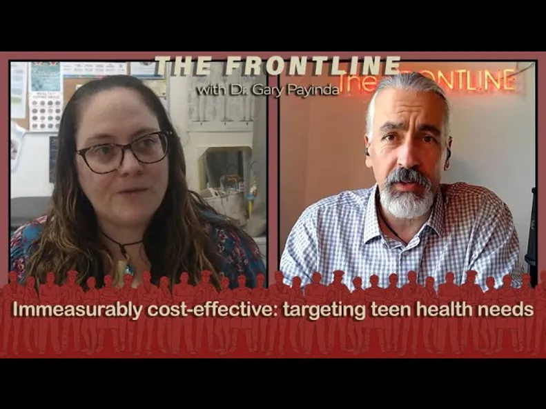 Rachel McGillan: Immeasurably cost-effective: targeting teen health needs