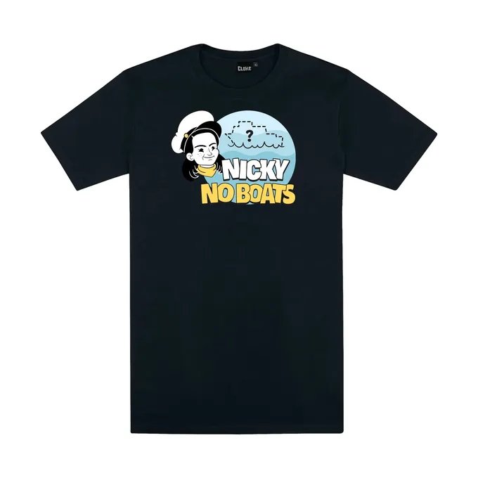 #BHN 'Nicky No Boats' t-Shirts (as seen on 1News)